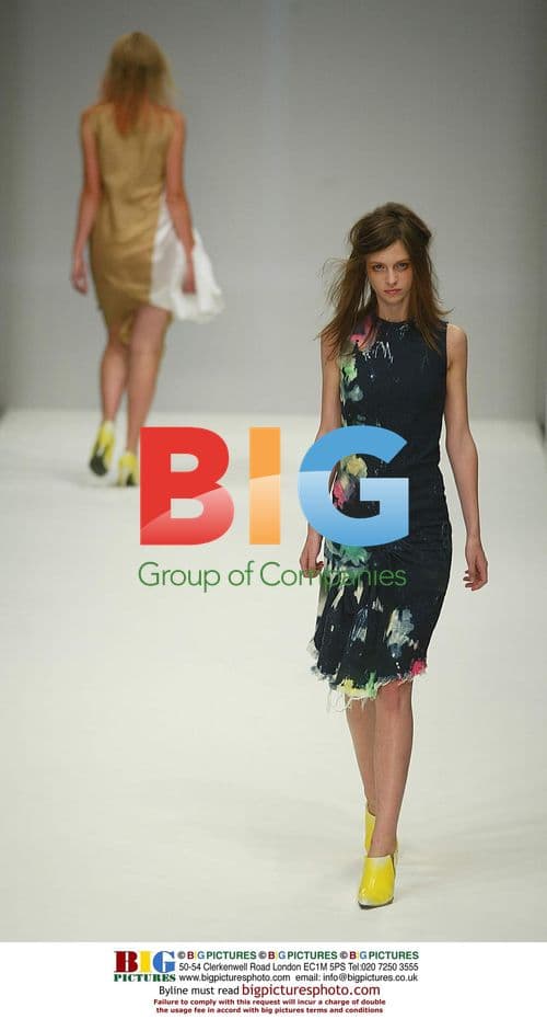 Model at the Julian and Sophie Fashion Show