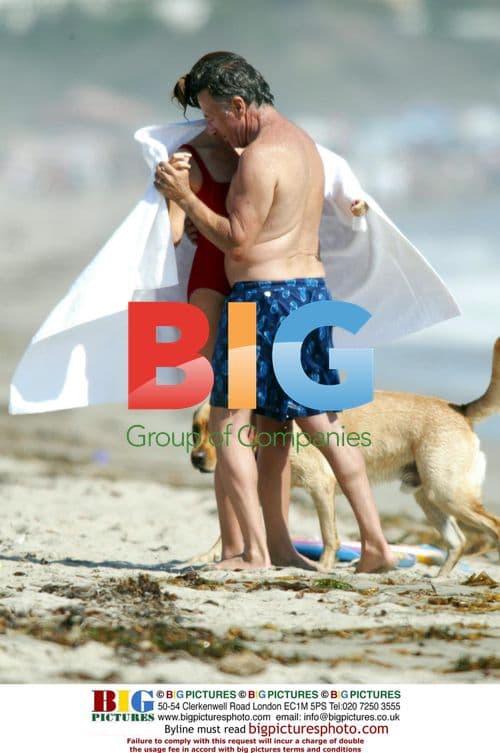 Dustin Hoffman Enjoys Summer Waves