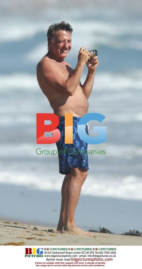 Dustin Hoffman Dances with Wife on Beach