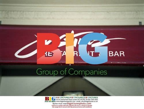 Entrance to P. Diddy's restaurant Justin's