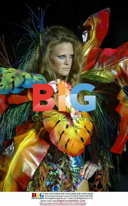 Model at Julian Macdonald Fashion Show