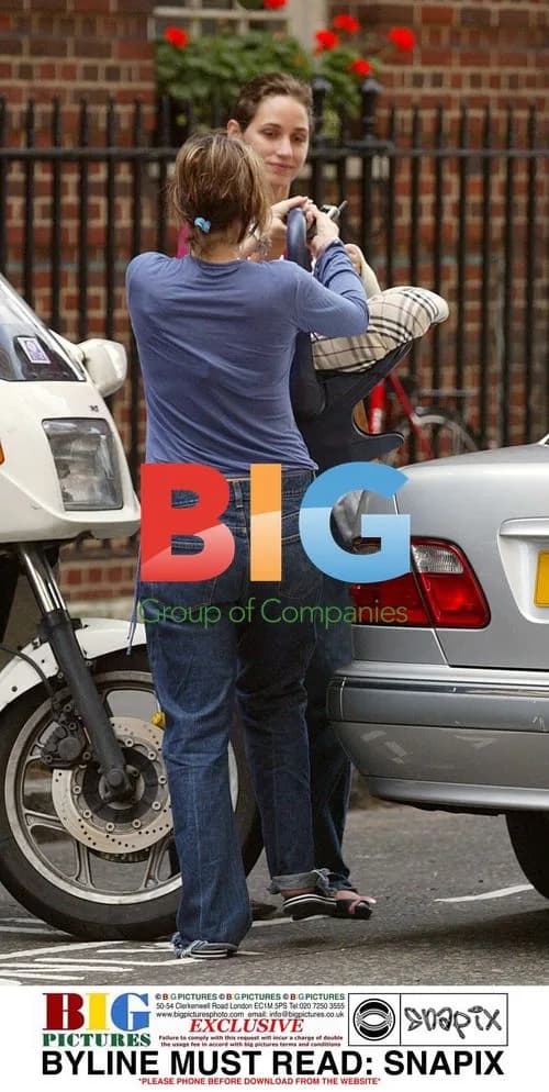Sadie Frost takes baby Rudy for check-up