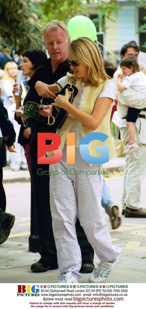 Amanda Holden and Les Dennis Shopping