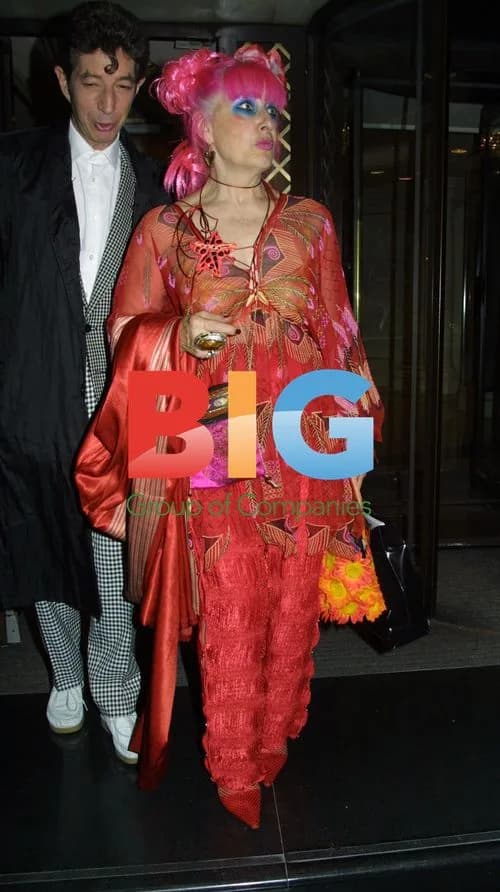 Zandra Rhodes at Julian McDonald Fashion Show