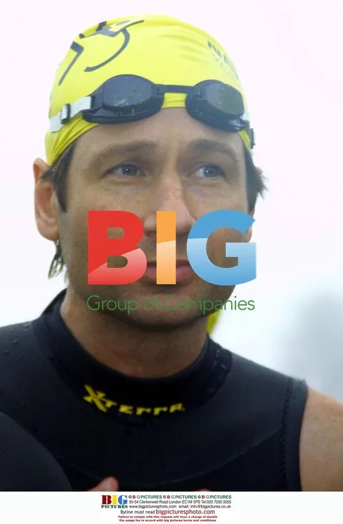 David Duchovny at Malibu Triathlon