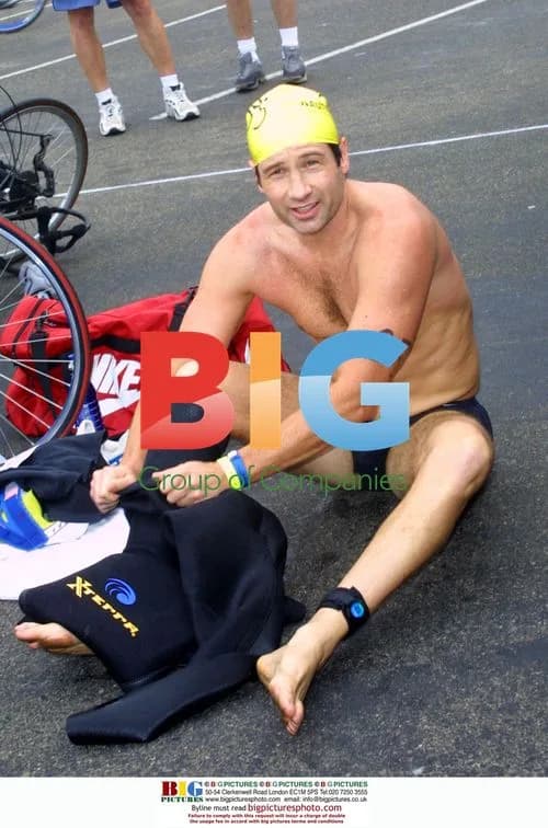 David Duchovny at Nautica Malibu Triathlon