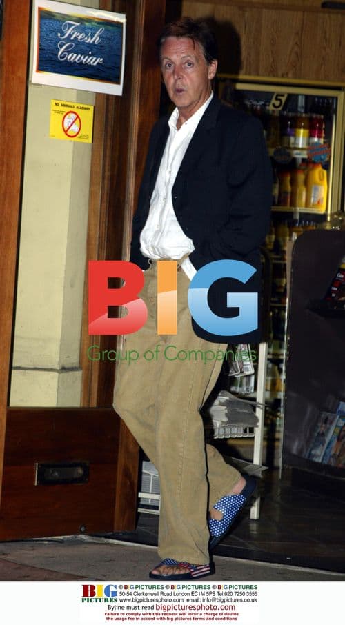 Paul McCartney out in Beverly Hills