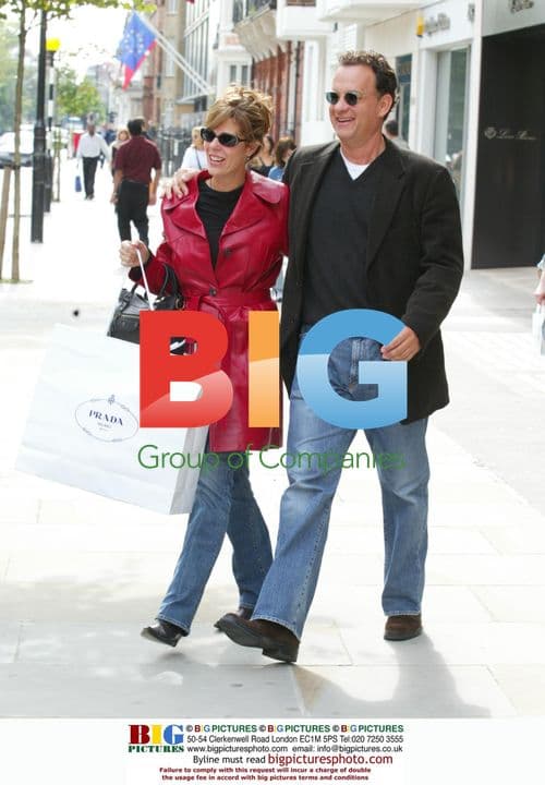 Tom Hanks Visits Prada in London