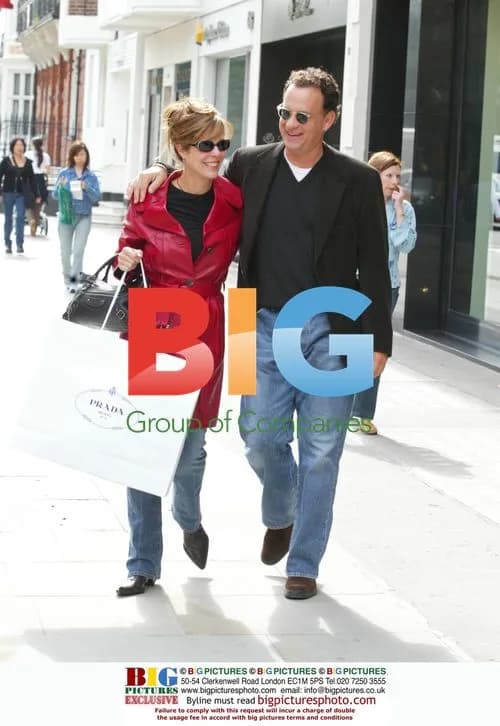 Tom Hanks Visits Prada in London