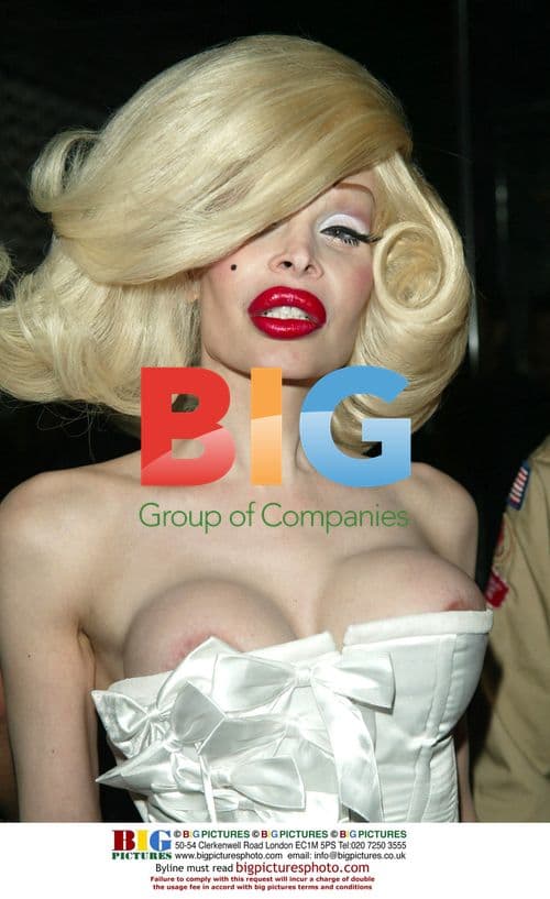 Amanda LaPore at Heatherette Fashion Show