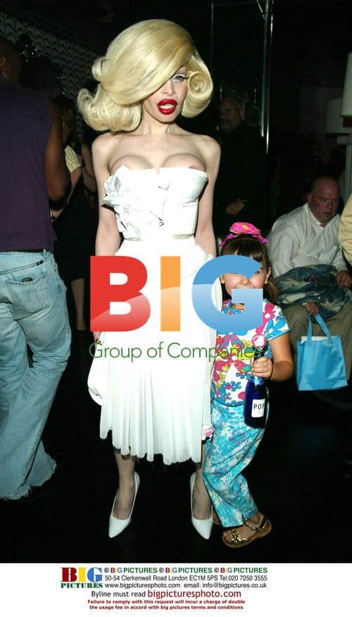 Amanda LaPore at Heatherette Fashion Show After-Party