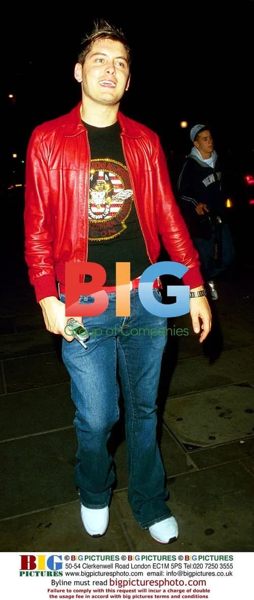 Brian Dowling out with friend in London