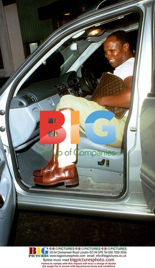 Chris Eubank at the Ivy Restaurant