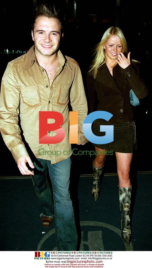 Shane Filan of Westlife with Female Companion