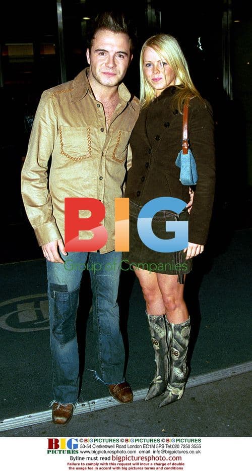 Shane Filan of Westlife with Female Companion