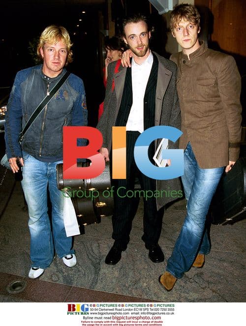 Travis Band Leaving Hilton Hotel in London