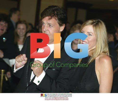 Paul McCartney and Heather Mills at Minefield Benefit