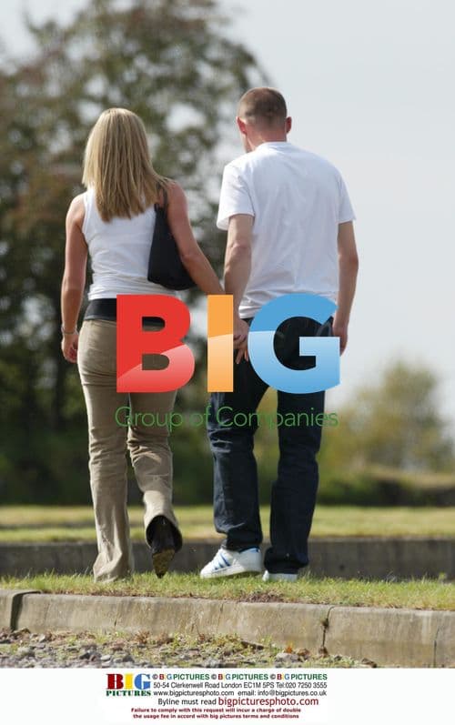 HOLLYOAKS' JO TAYLOR AND FOOTBALLER DANNY MURPHY