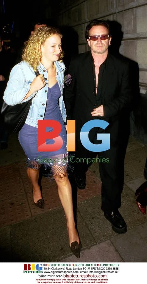 Bono and Lorraine Pilkington at 'My Kingdom' Premiere