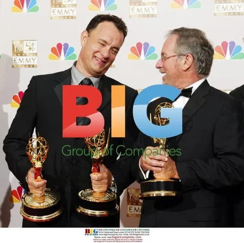 Spielberg and Hanks Celebrate Emmy Win