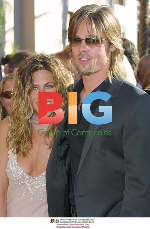 Jennifer Aniston and Brad Pitt at Emmy Awards