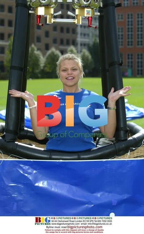 Jade Goody Launches Cancer Research Balloon