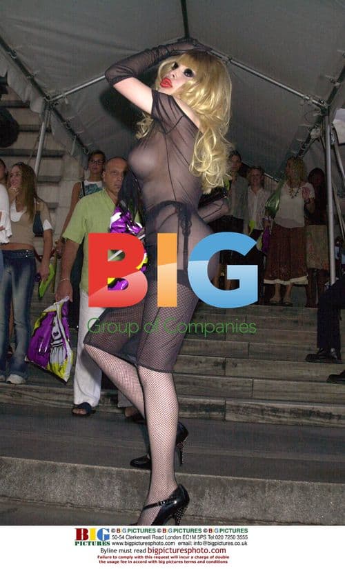 Amanda Lapore at Baby Phat Fashion Show