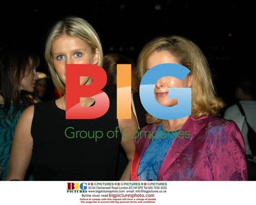 Nikki Hilton and her mom at Phat Farm show