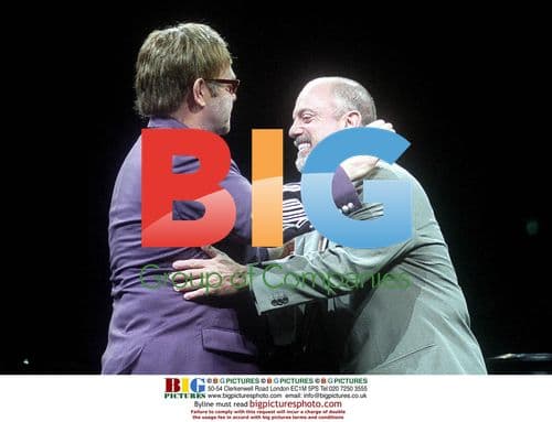 Elton John and Billy Joel at Face To Face 2002 Tour