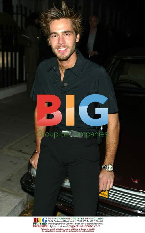 Alex, Big Brother 3 Contestant, at Kelly Hoppen Store Launch