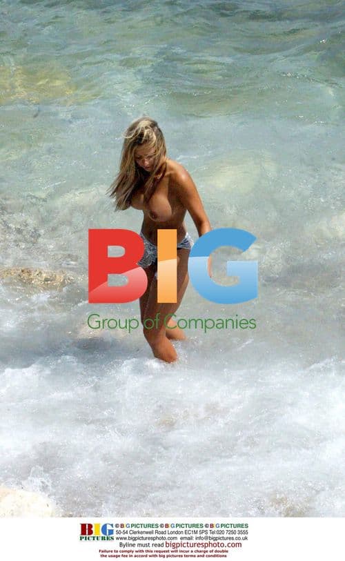 BLIND DATE Star Emma Jones Sunbathing in France