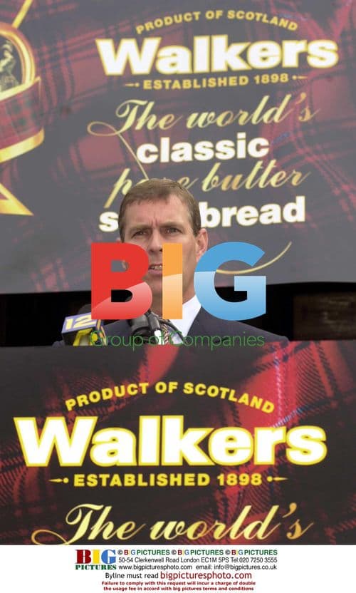 Prince Andrew at Walkers' Shortbread Inc.