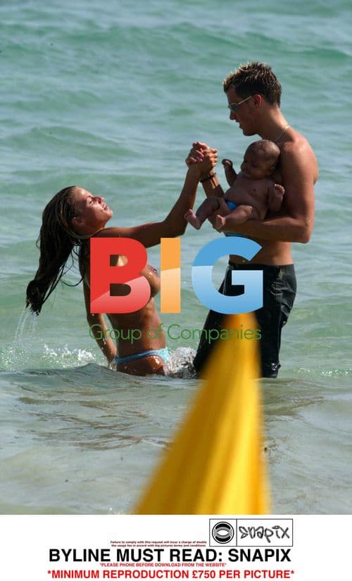 Model Jordan enjoys sun on summer break