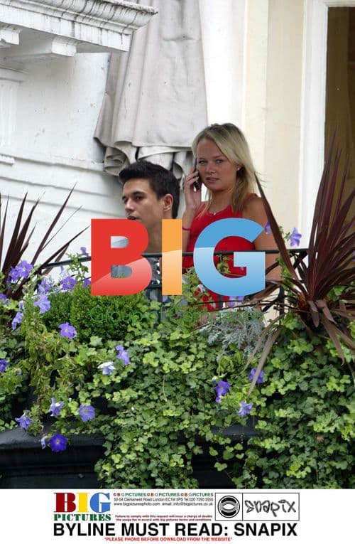 Emma Bunton and Jeremy Edwards at Pub Lunch