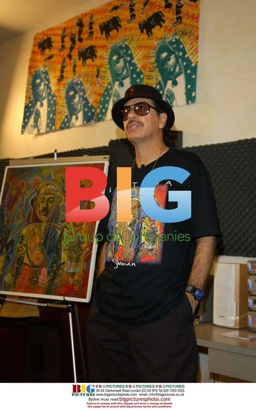 Carlos Santana promotes "Shaman" album in San Rafael