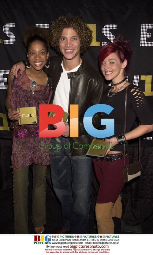 Tamyra, Justin & Nikki at Elvis Launch Party