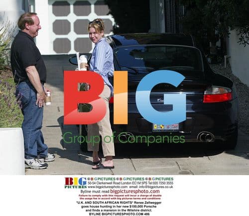 Renee Zellwegger House Hunting in Porsche