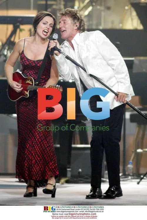 Rod Stewart Performs at Agassi Charity Concert