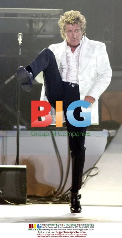 Rod Stewart performs at Andre Agassi's Grand Slam