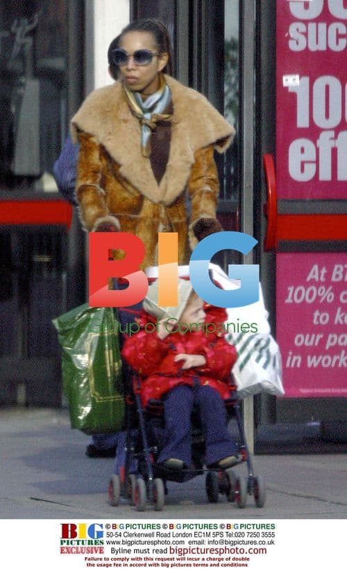 Angela Ermakova and Daughter Out in London