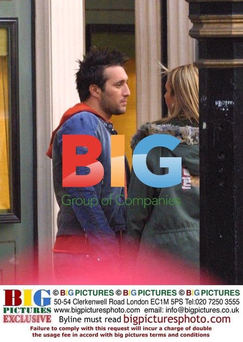 Anthony Costa of Blue with Girlfriend