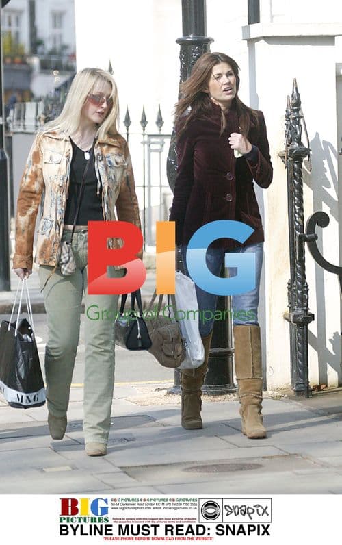 Jane Campbell out for lunch in London