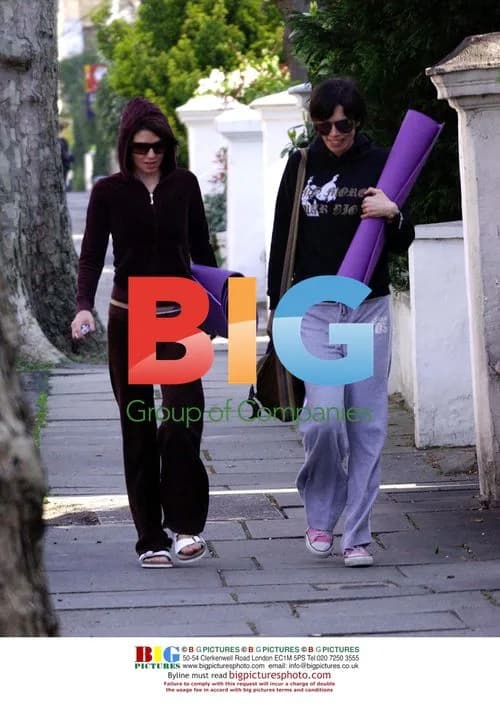 Sadie Frost and Friend Leaving Yoga