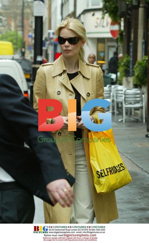 Claudia Schiffer out shopping with mother