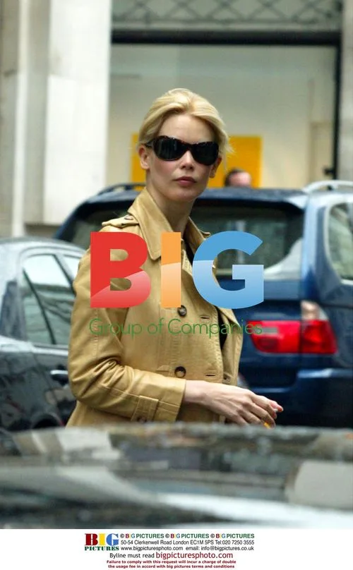 Claudia Schiffer out shopping with mother in London