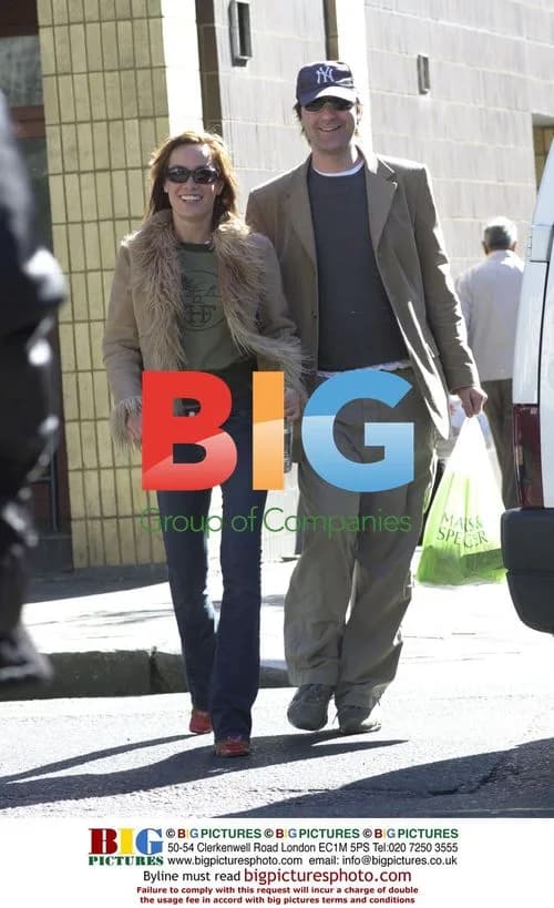 Socialite Tara Palmer Tomkinson walks through Notting Hill