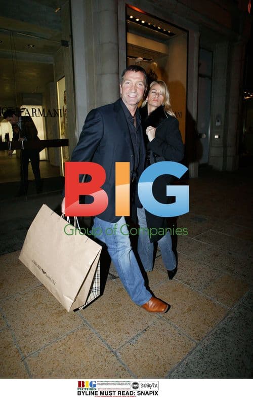 Graeme Souness Shopping with Wife