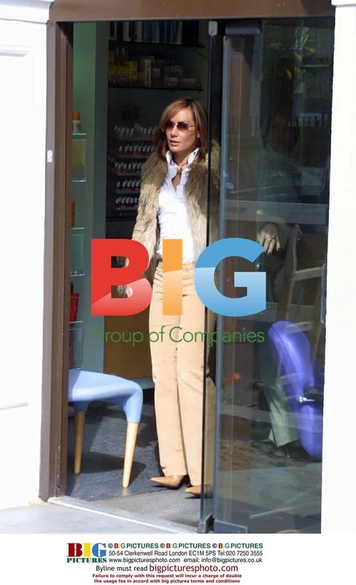 Tara Palmer Tomkinson Leaving Hairdresser