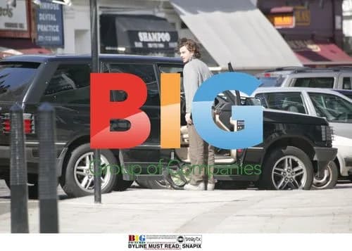 Gavin Rossdale walking dog in North London