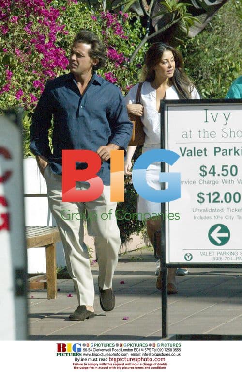 Luis Miguel Leaving The Ivy In Santa Monica